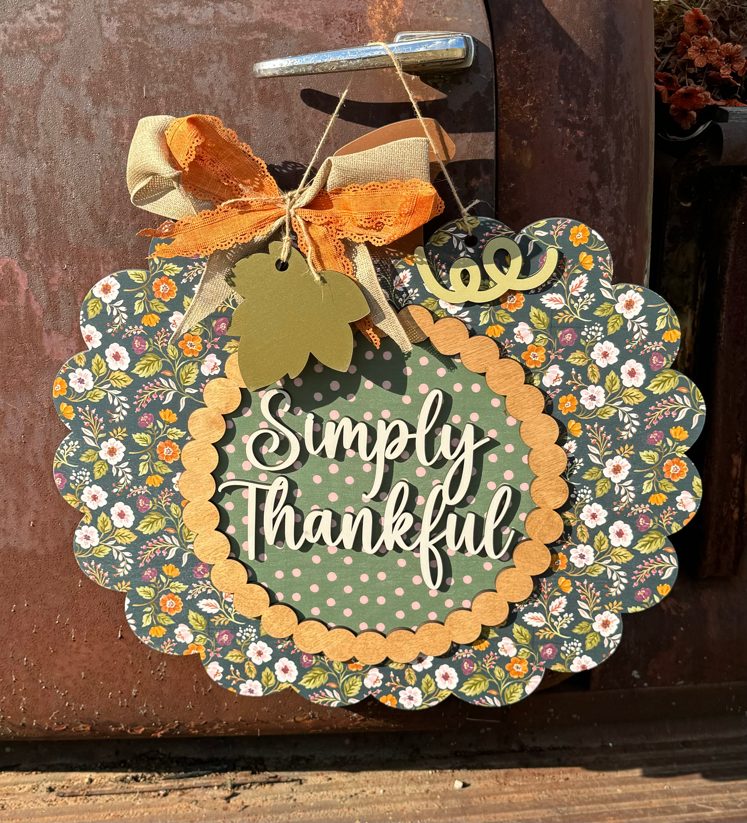 SIMPLY BLESSED SCALLOPED PUMPKIN