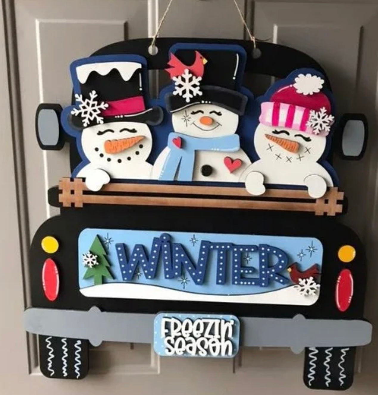 Freezin Season Snowman truck