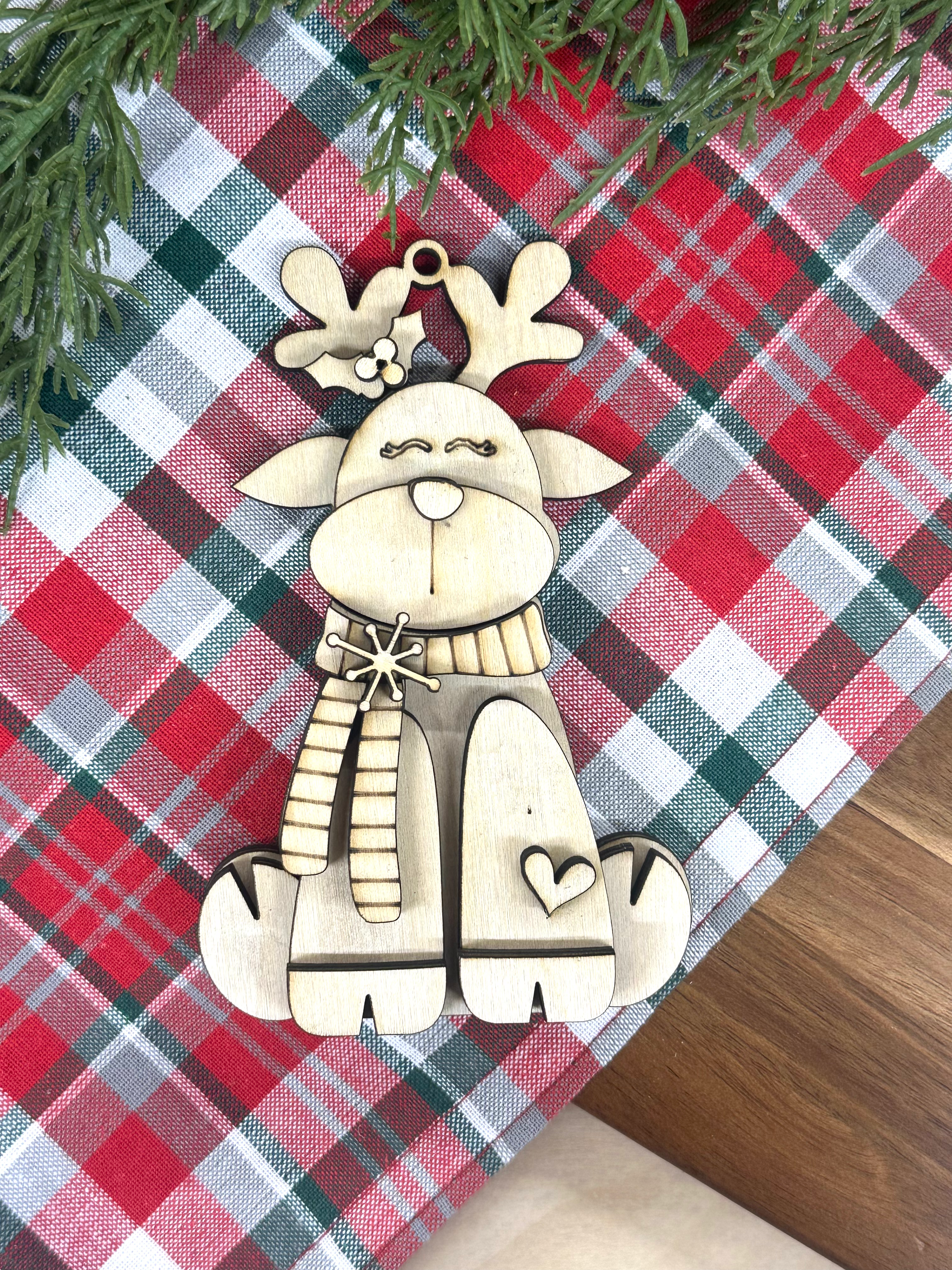 Rudolph Single Ornament 