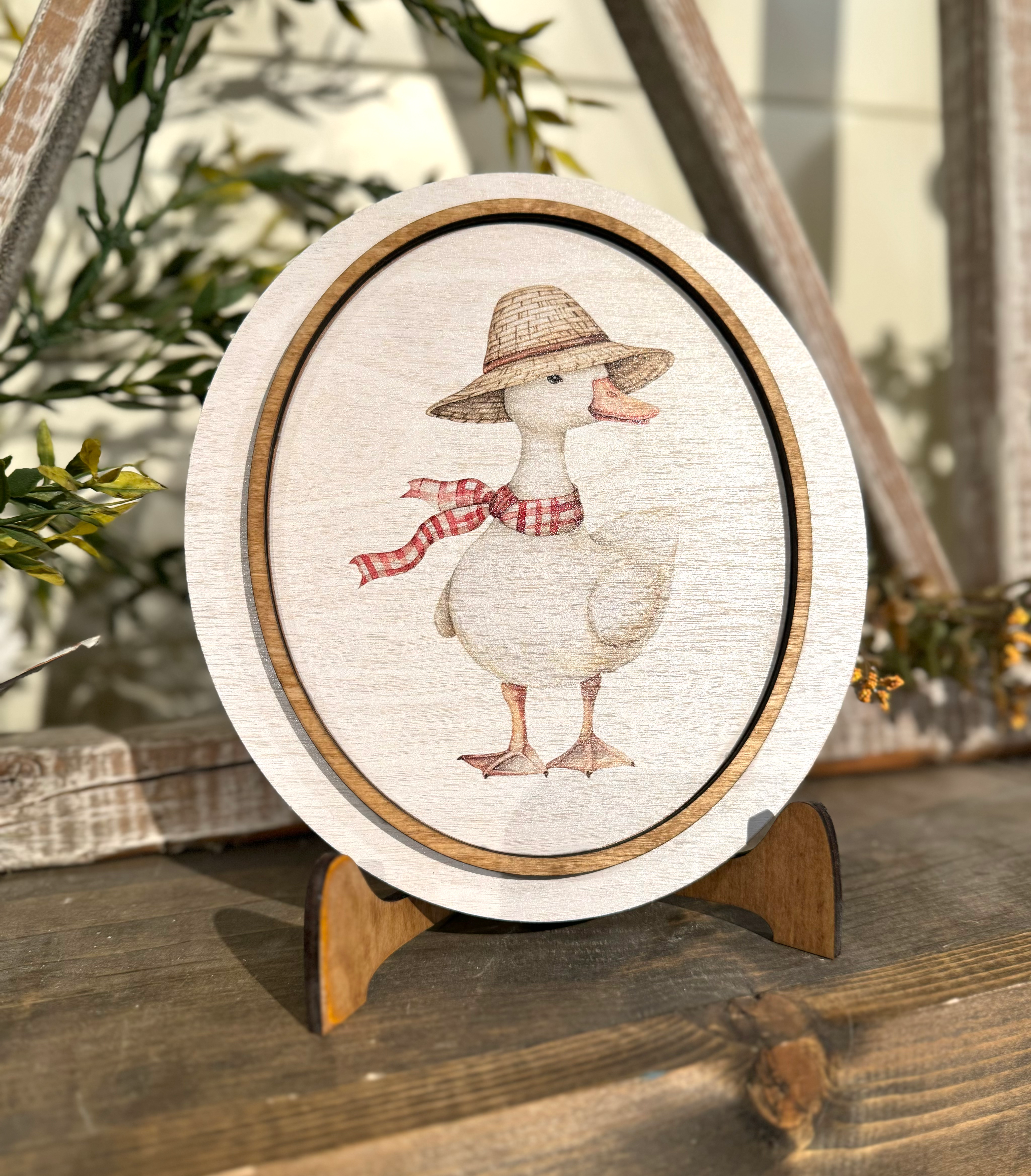 Printed Duck/Goose mini with stand