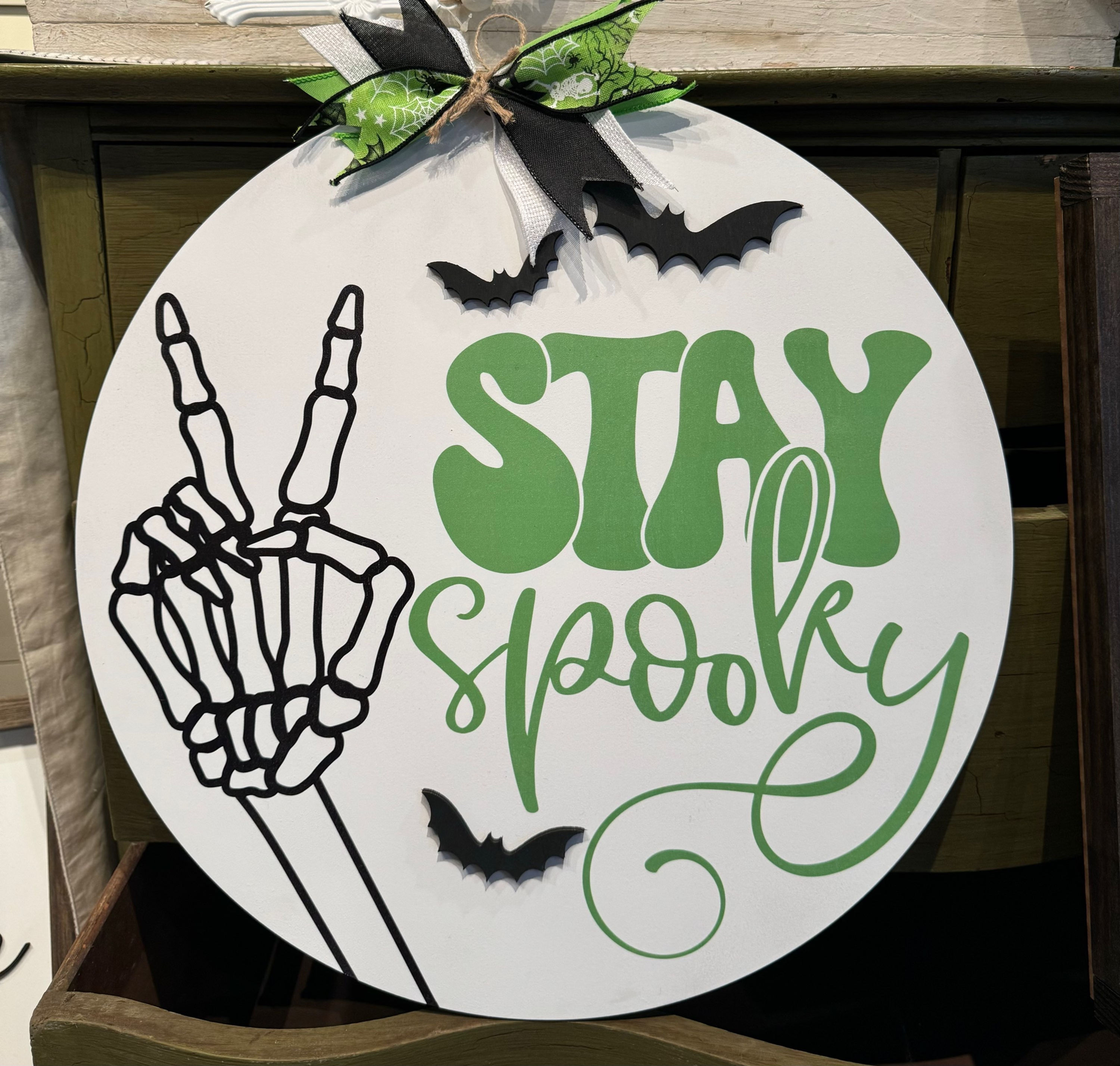PRINTED STAY SPOOKY