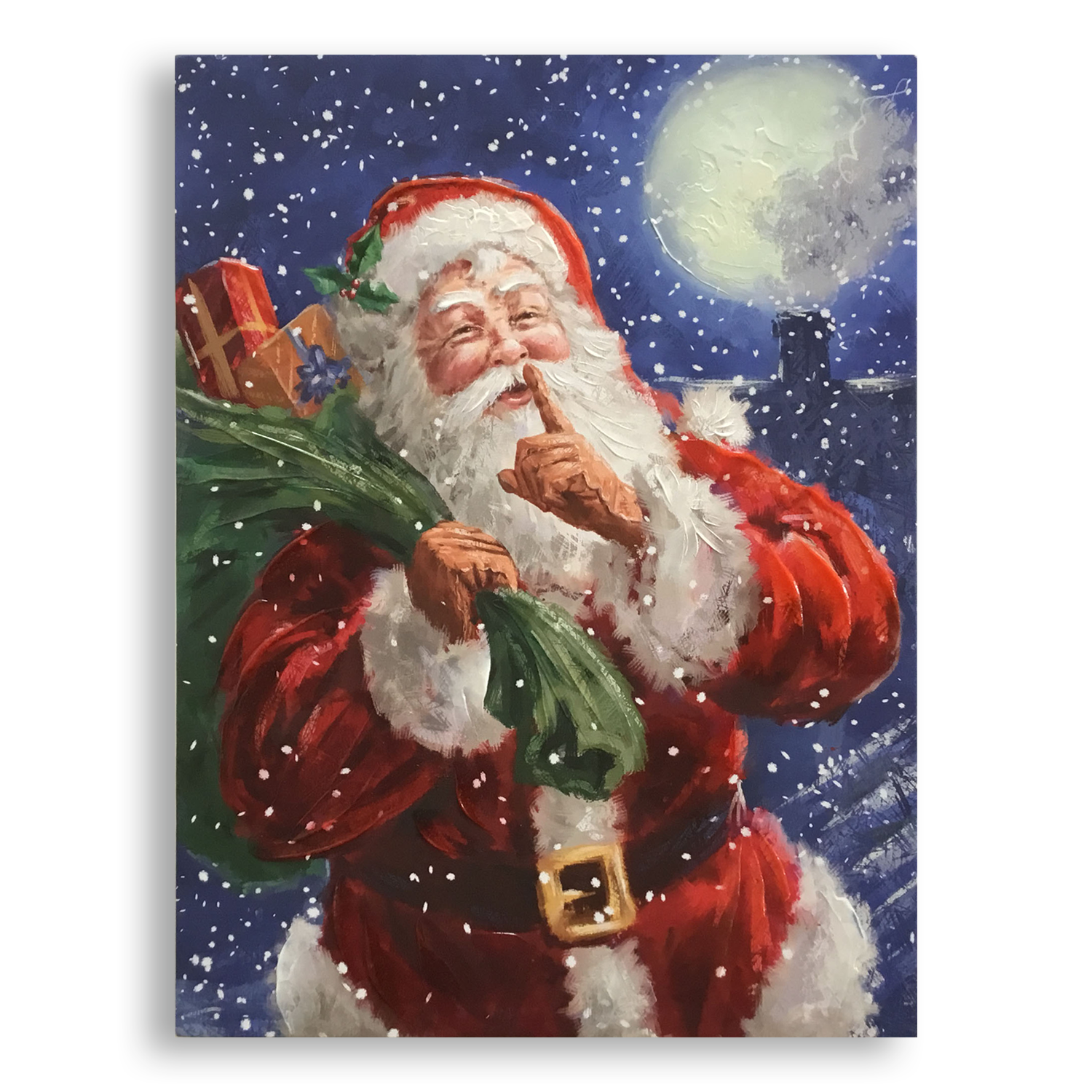 Santa with Toy Sack - 6357-G-RB