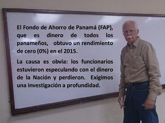 Que paso con el Fondo de Ahorro de Panamá y de todos los panameños.
