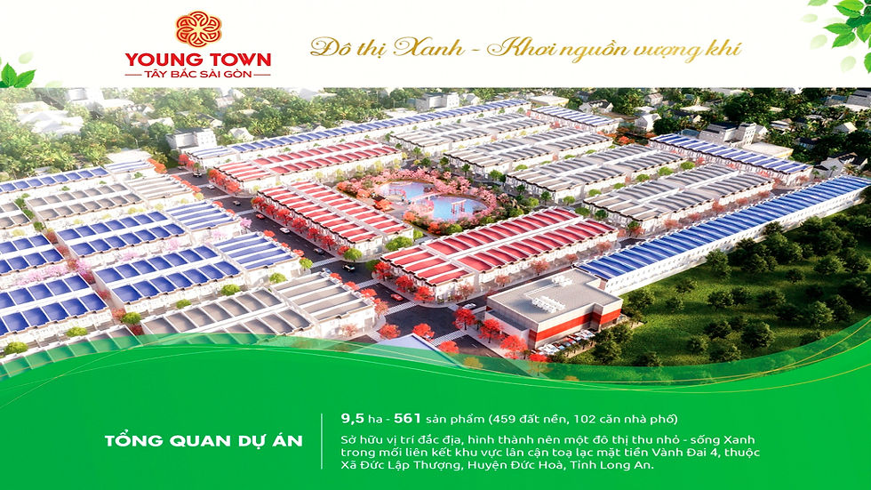 DỰ ÁN YOUNG TOWN TÂY BẮC SÀI GÒN