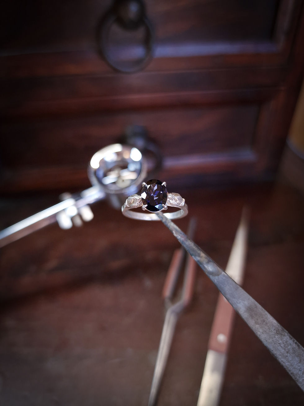 Thumbnail: Bague Bourgeons Iolite