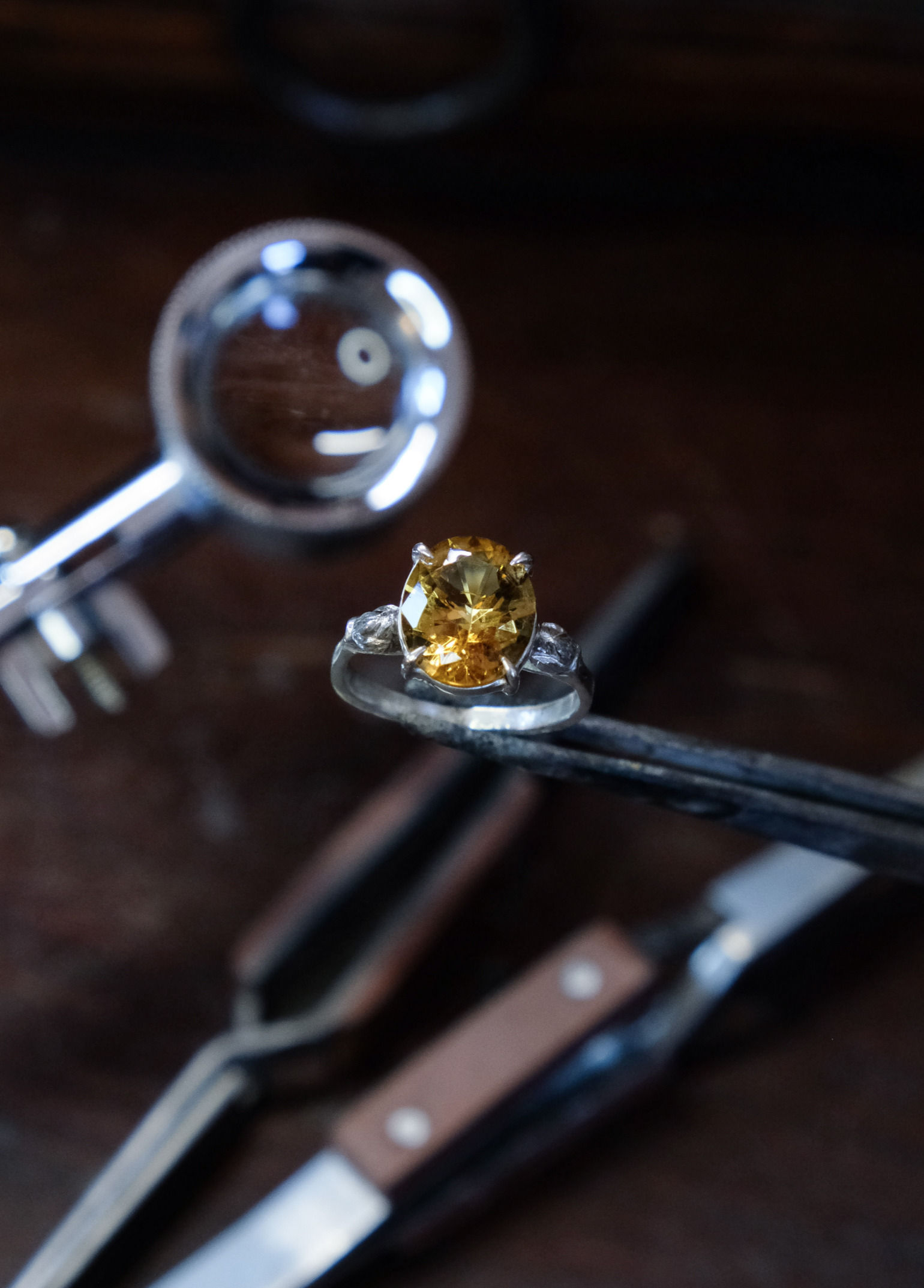 Bague Bourgeons Citrine