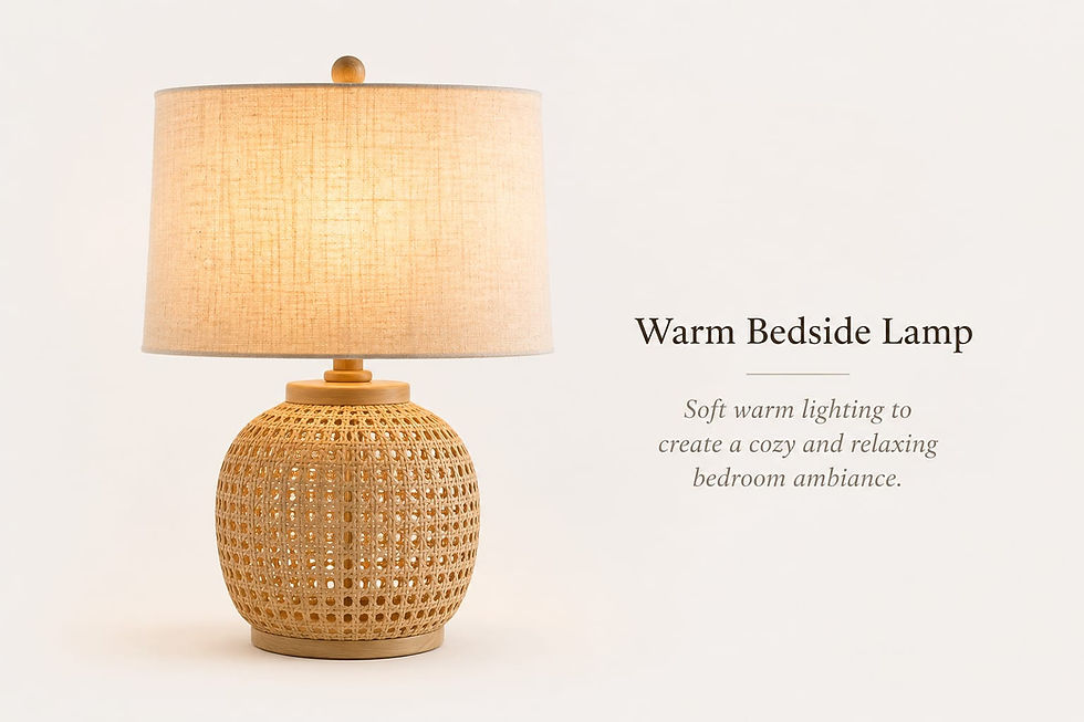 Warm Bedside Lamp
