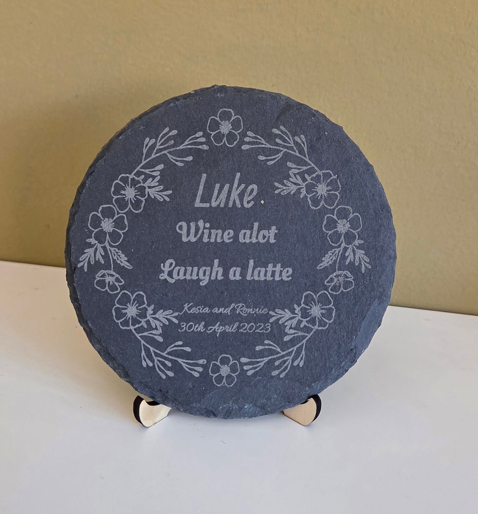Thumbnail: Place Name/Favour Slate Coaster