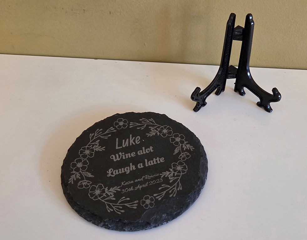 Thumbnail: Place Name/Favour Slate Coaster