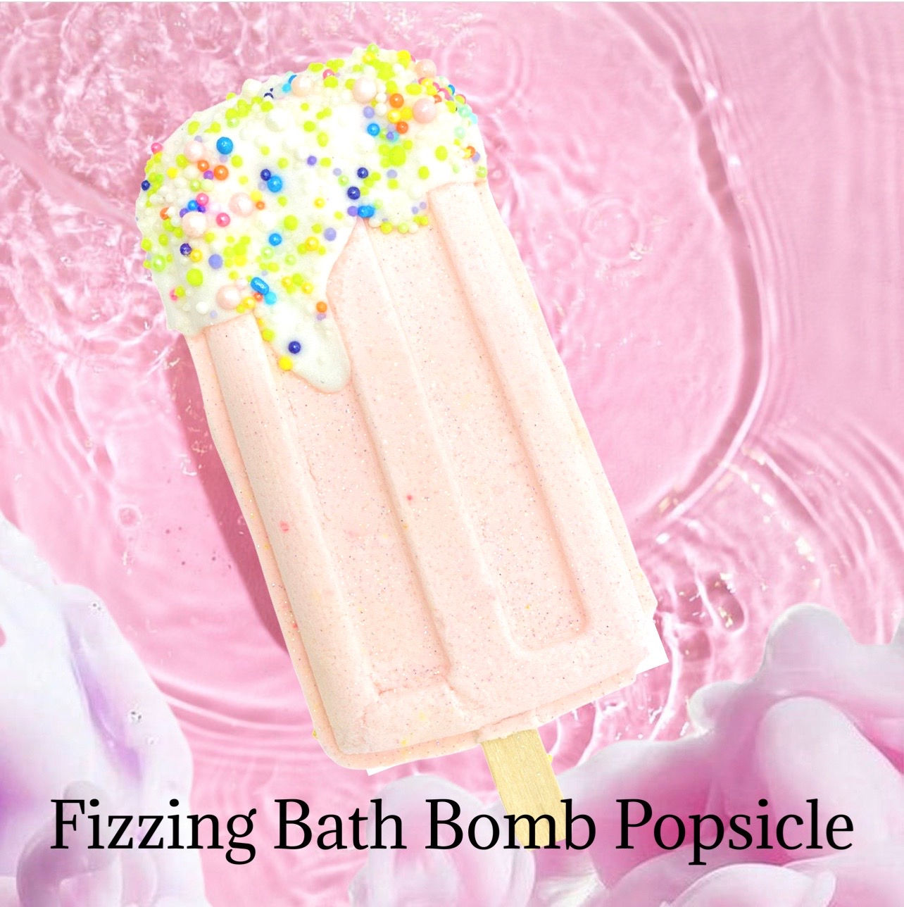 Grapefruit Infused Popsicle Bath Bomb
