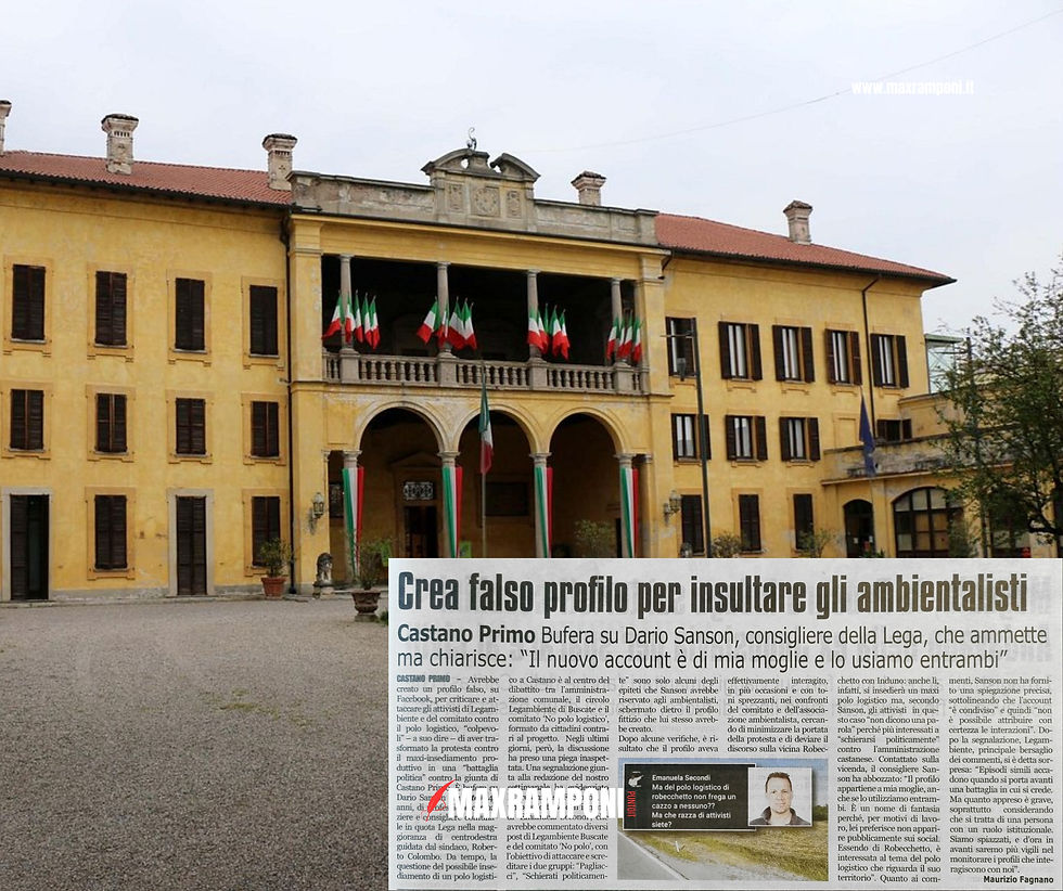 Castano Primo: profili fake, attacchi subdoli e una maggioranza in piena deriva di gaffe