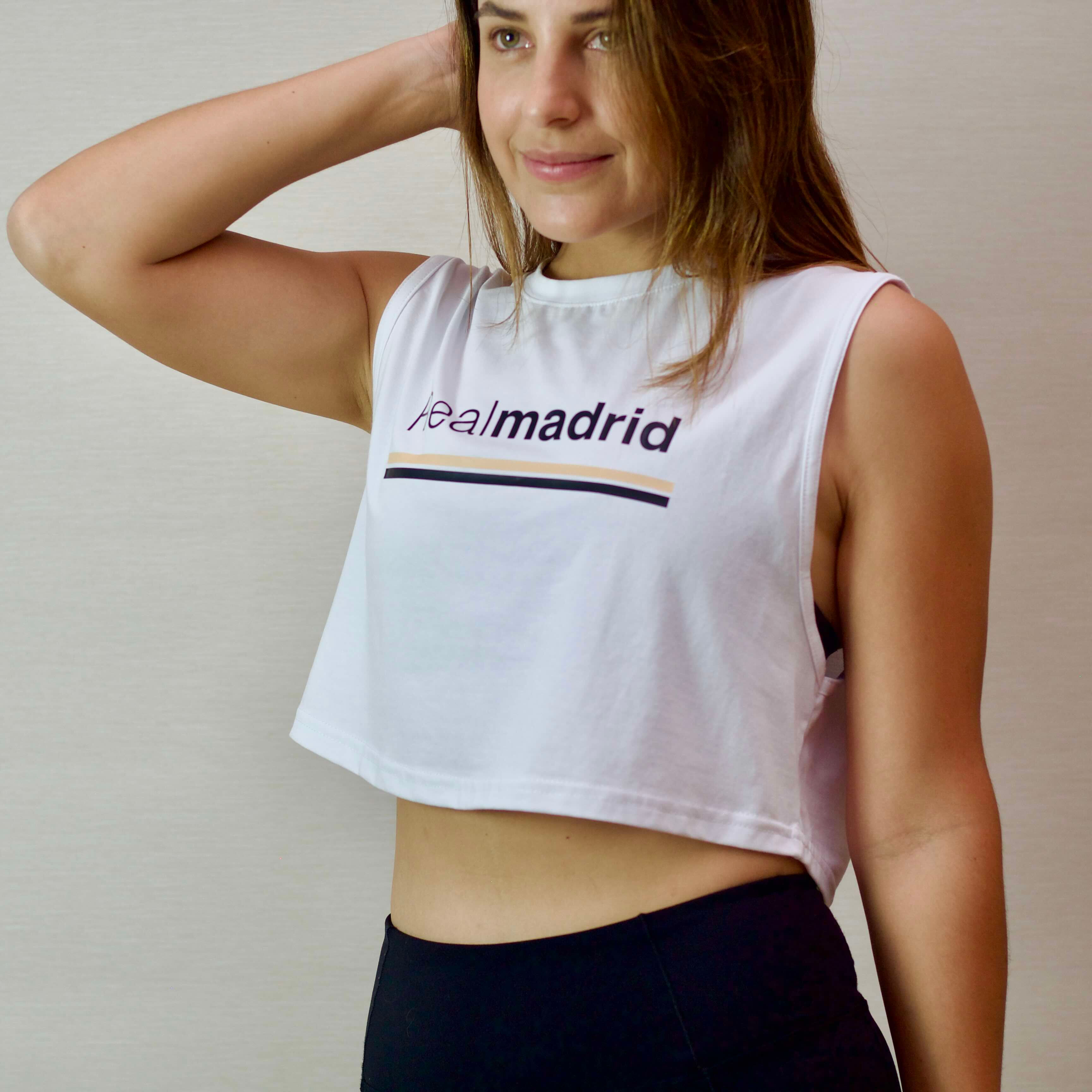 REAL MADRID Sleeveless Croptop