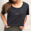 Miniatura: Black Basic Eclipto Shortsleeve Croptop -WIDE NECK