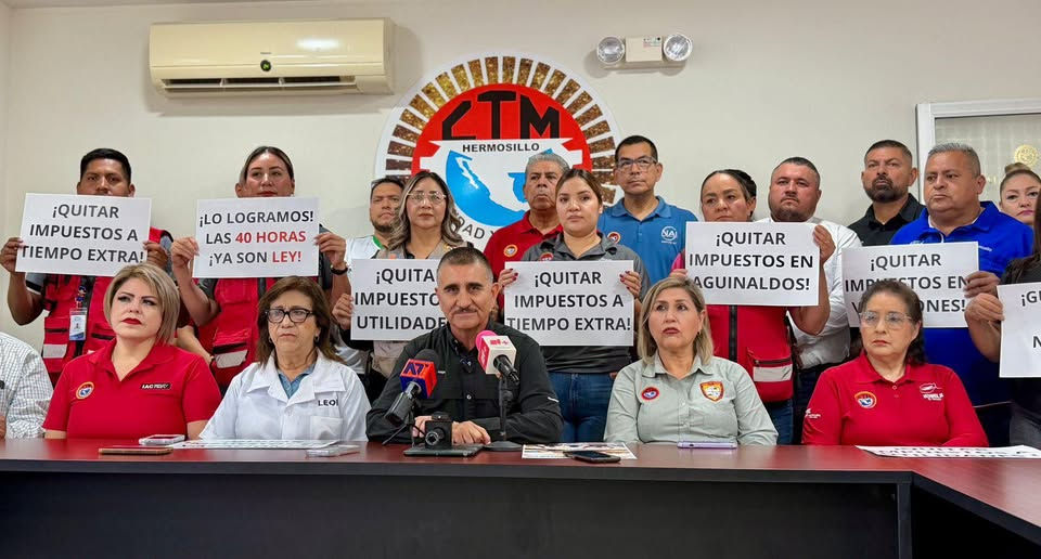 CTM Hermosillo convoca 40 mil trabajadores para conmemorar el Día del Trabajo