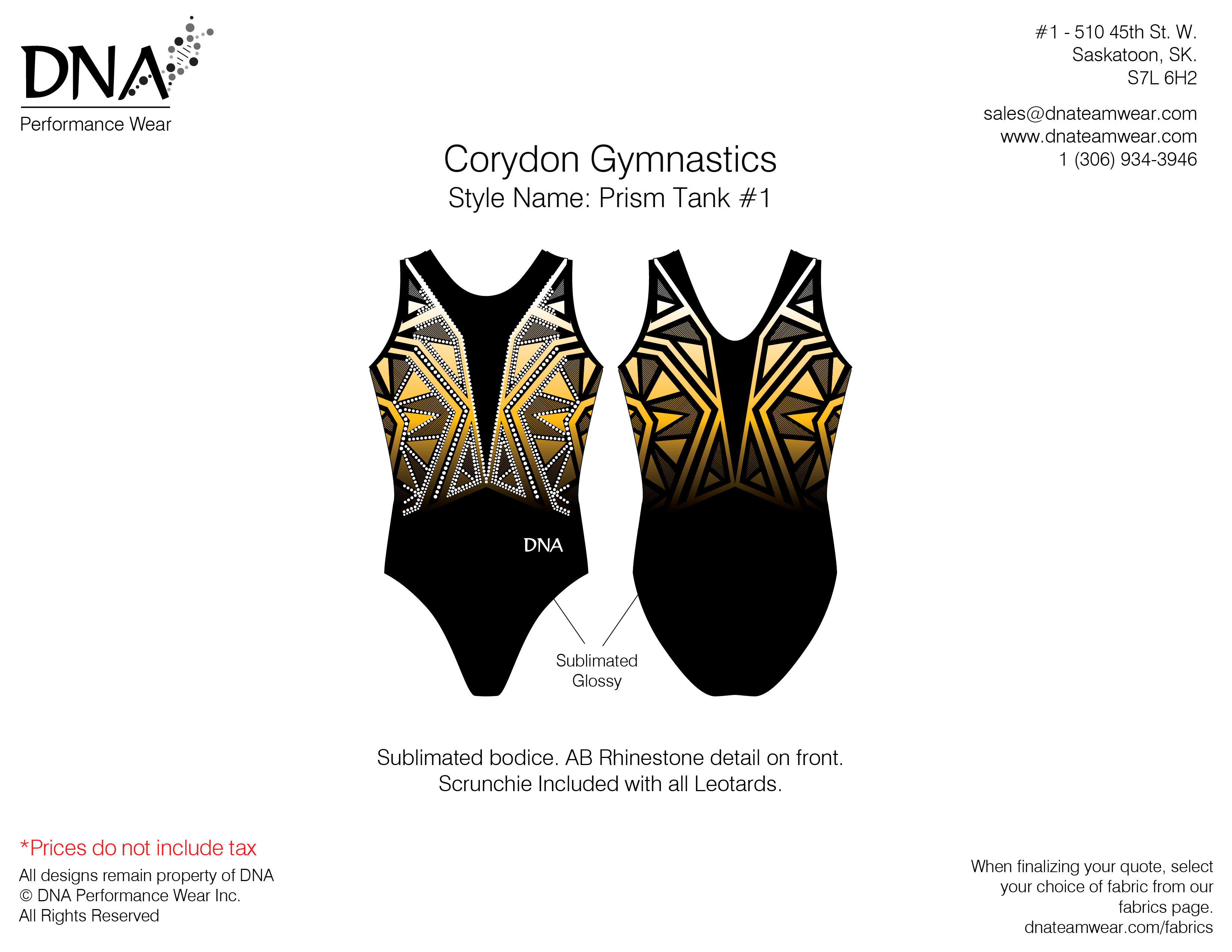 Corydon Gymnastics- Prism Tank #1