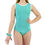 Thumbnail: Breezy Mesh Tank Leotard- Mint Mixer