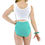 Thumbnail: Breezy Mesh Tank Leotard- Mint Mixer