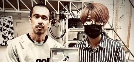 久保竜彦さんに似顔絵をお渡しする夢が叶いました。