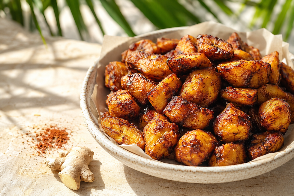 A beloved street food made with ripe plantains.