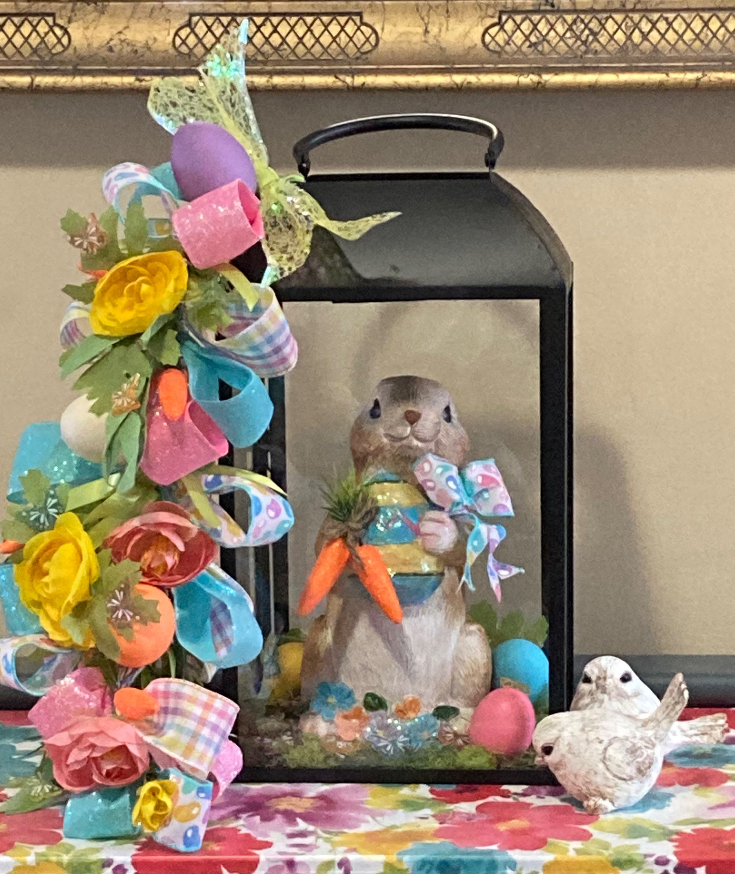 “The Easter Bunny” Large Lantern 