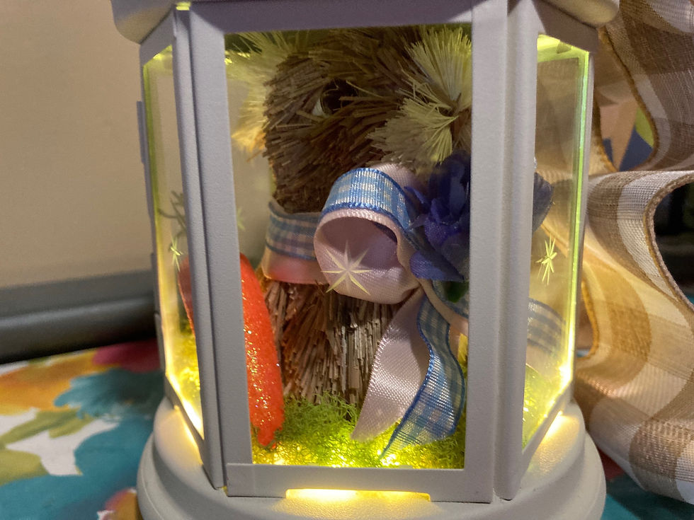 Thumbnail: Mini White Easter Lantern 