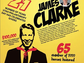 Utah Valley Magazine names James Clarke as a COVID-19 Hero