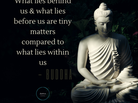 What lies within us matters ~ Buddha