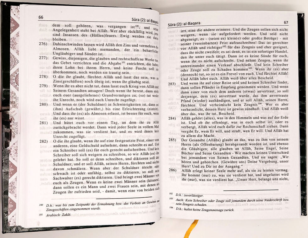 Miniaturbild: Die Übersetzung des edlen Koran