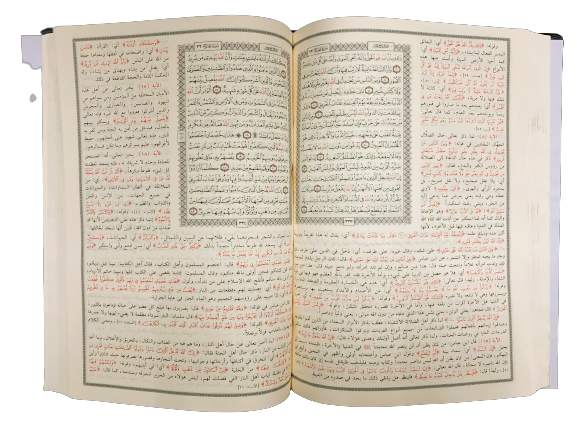 Miniaturbild: القرآن الكريم وبهوامشه السراج المنير في صفو تفسير ابن كثير