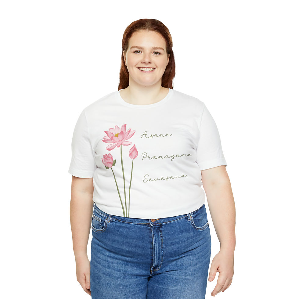 Thumbnail: Lotus Asana Pranayama Savasana Unisex Tee 