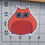 Thumbnail: Orange Owl Sticker