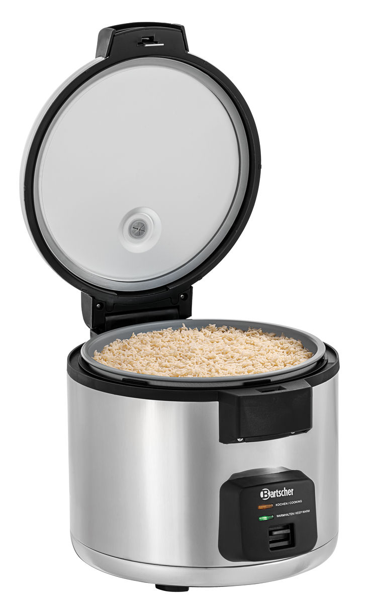 Thumbnail: Electric Rice Cooker, effortlessly cook rice, perfect rice every time, keep warm during service