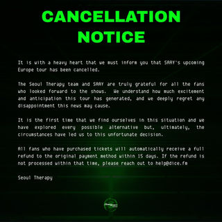 [CANCELLED] SAAY 2024 Live in Europe