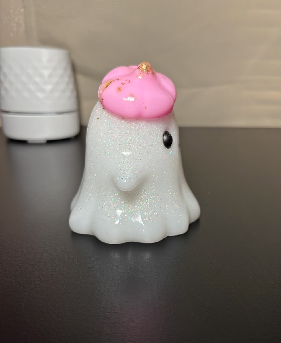 Thumbnail: Ghost with Pink Pumpkin