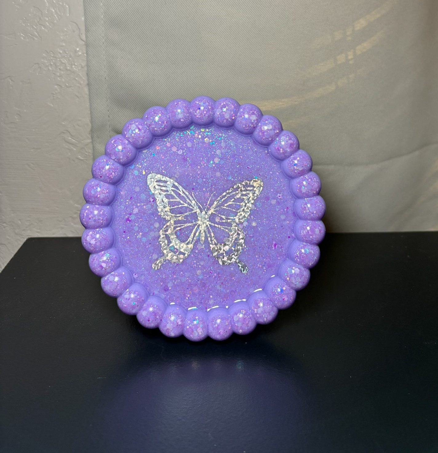 Purple Butterfly Tray