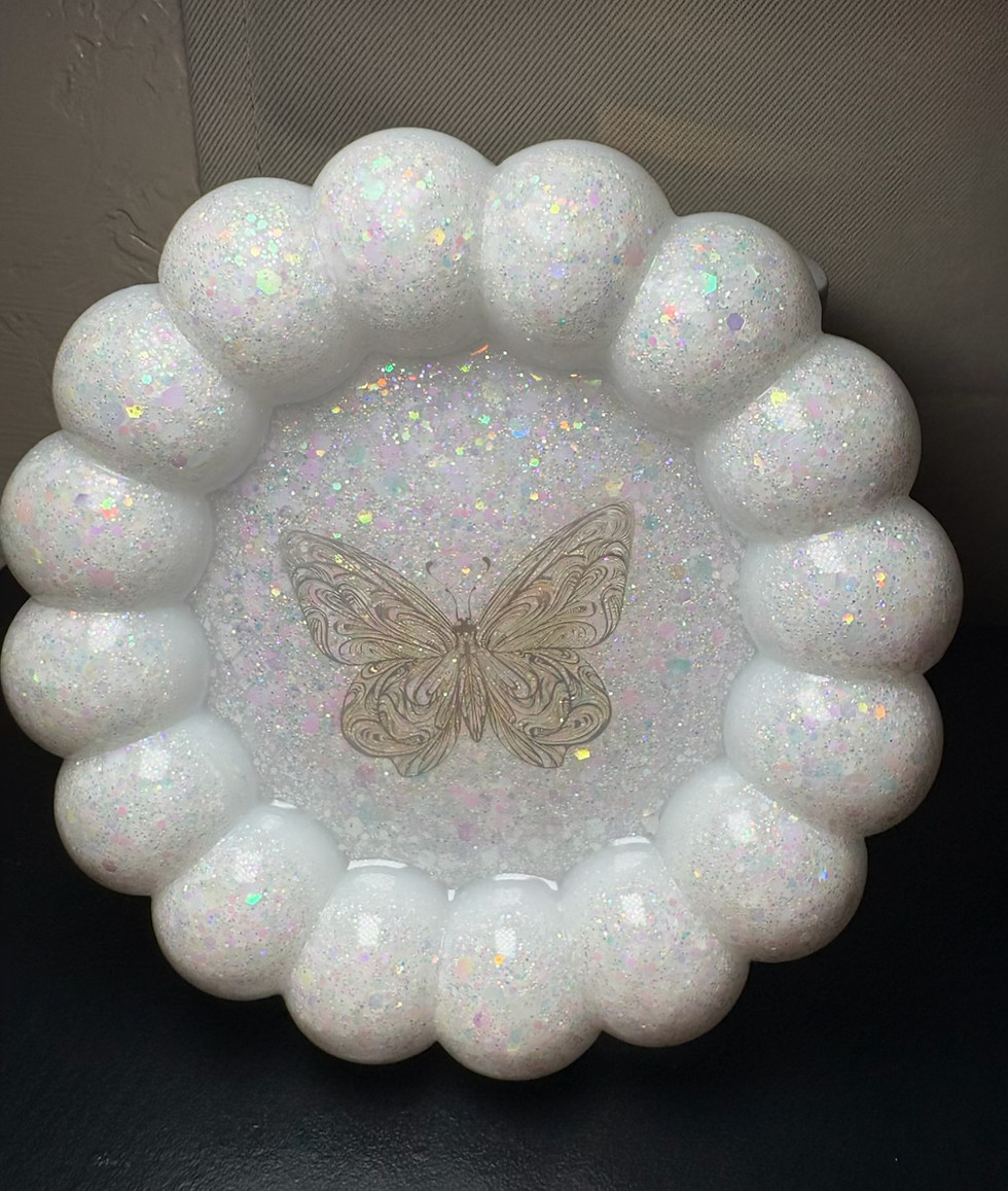 Thumbnail: White Butterfly Tray