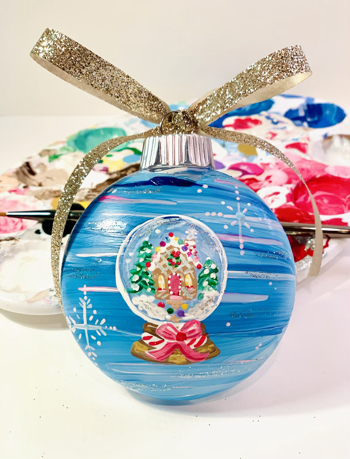 Gingerbread house snow globe ✰SOLD✰