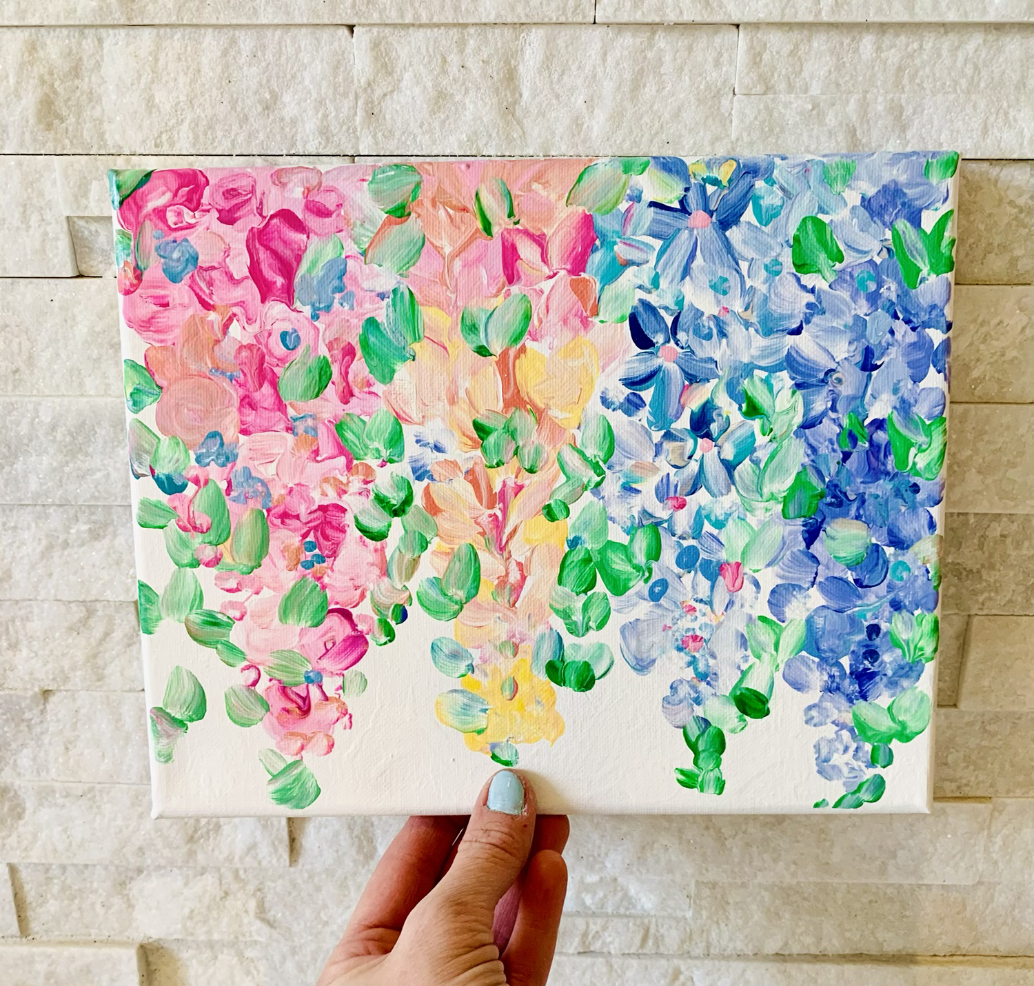 Floral Sprays 8x10 canvas 
