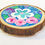 Thumbnail: Original Hand Painted Wood Slice-White Flower and Roses