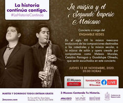 Concierto La música en el Segundo Imperio Mexicano