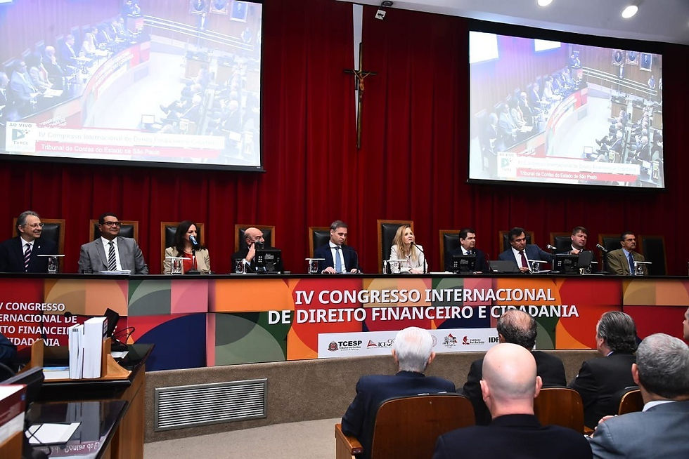 Mesa de Honra do congresso - fotos: arquivo pessoal