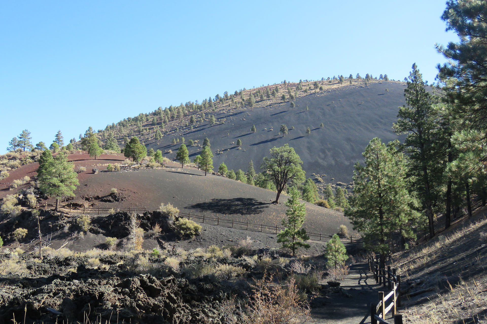 Le Sunset Crater Volcano