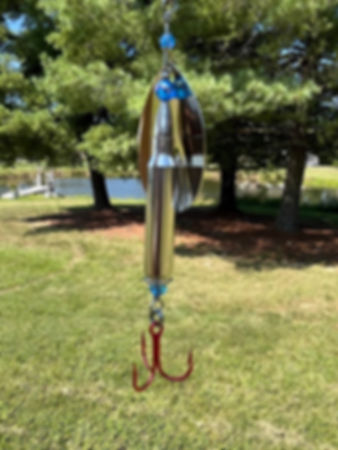 PIKE SNIPER spinner bait made with nickel plated 5.56 round