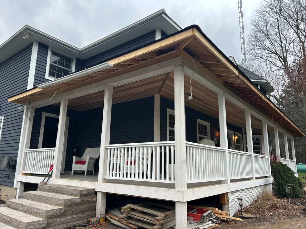 Front porch addition