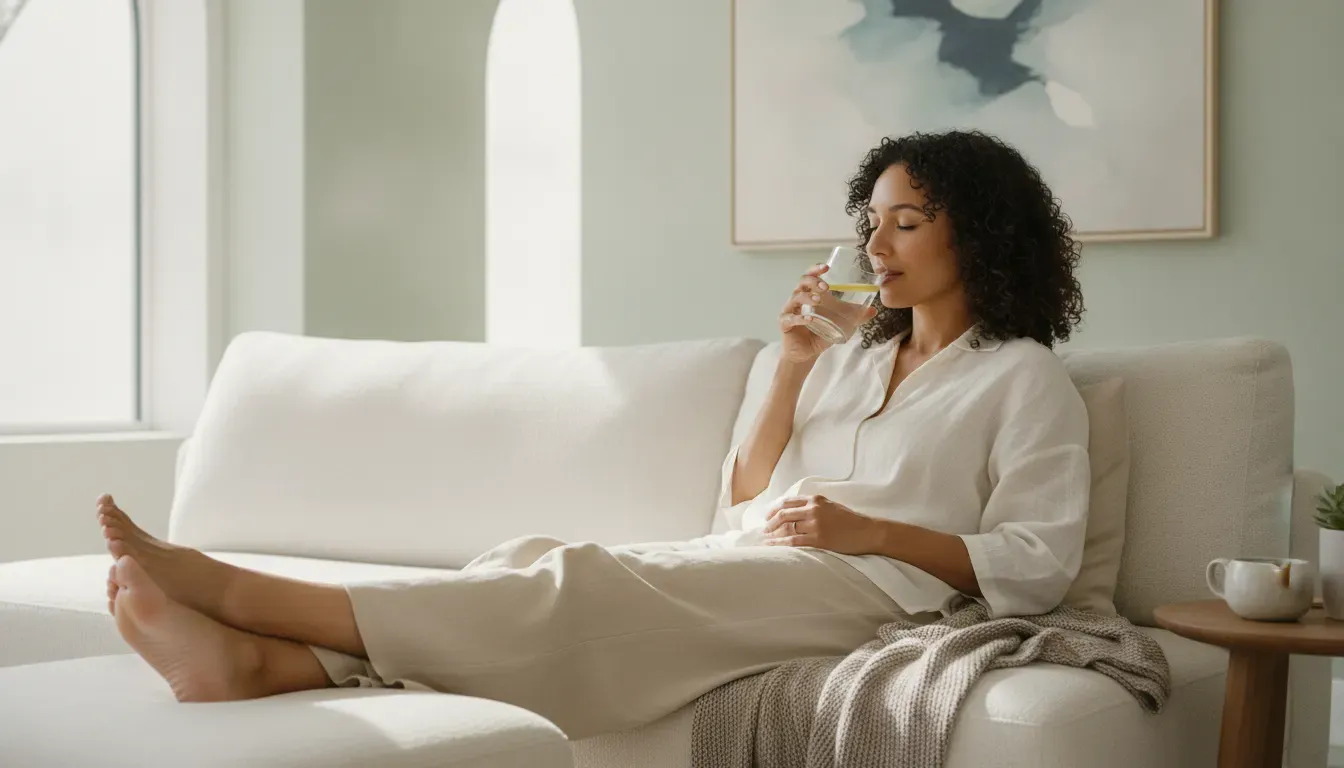 Comfortable self-care after a Brazilian wax appointment