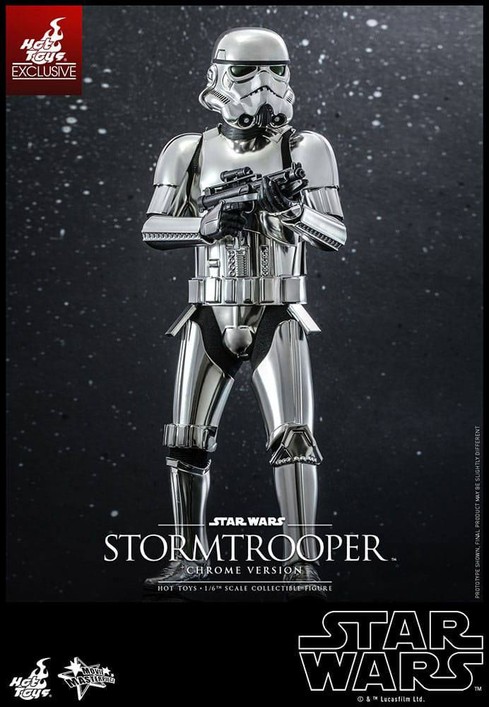 Thumbnail: Star Wars Movie Masterpiece  1/6 Stormtrooper (Chrome Version) MMS615