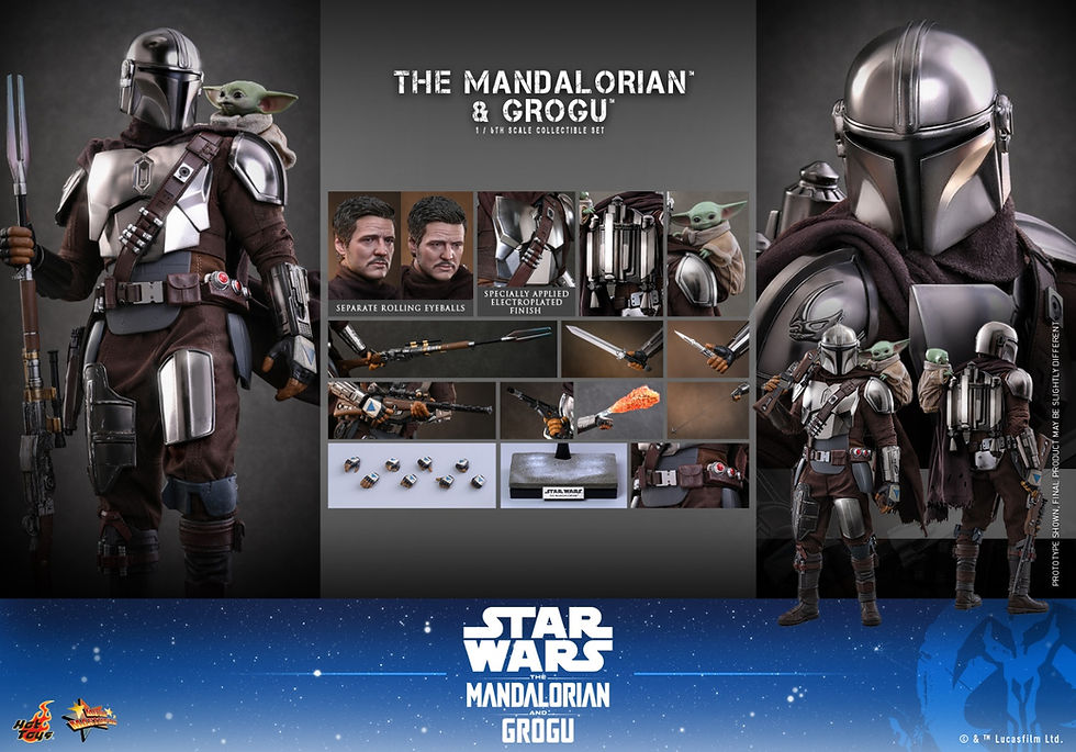 Thumbnail: Star Wars: The Mandalorian and Grogu 1/6 The Mandalorian & Grogu MMS871