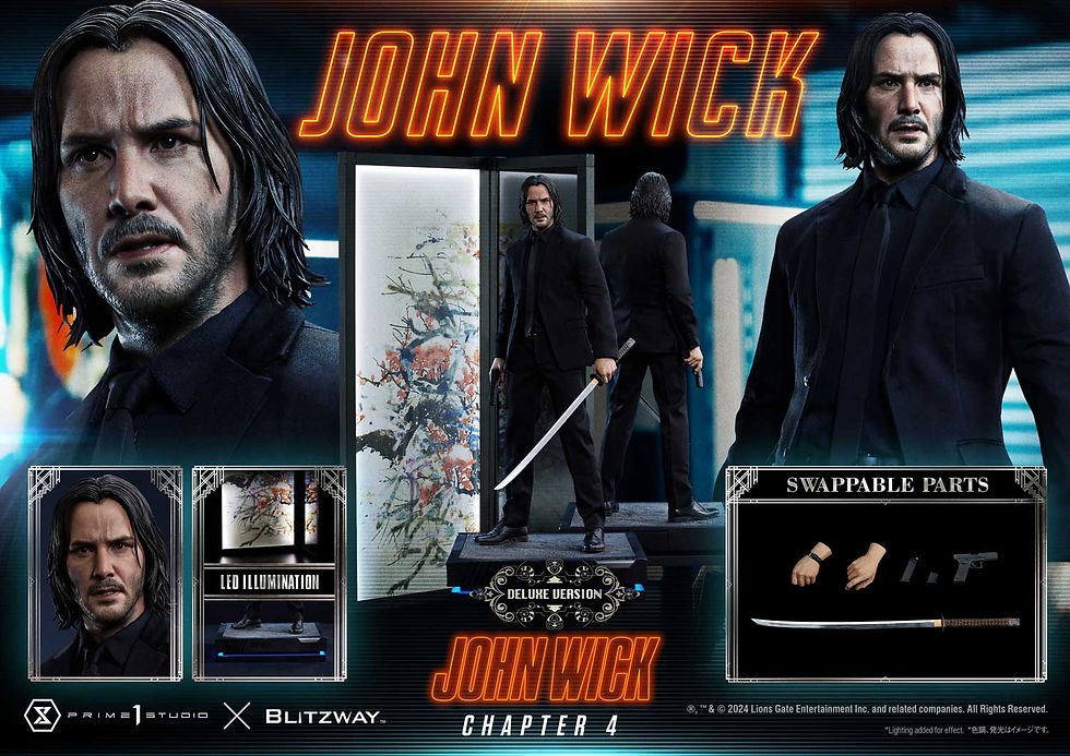 Miniatura: John Wick: Chapter 4 1/4 John Wick DELUXE BONUS Vers.