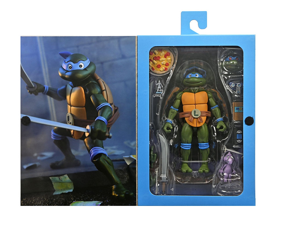 Miniatura: Teenage Mutant Ninja Turtles (Cartoon) AF Ultimate VHS 18 CM (Pack da 4)