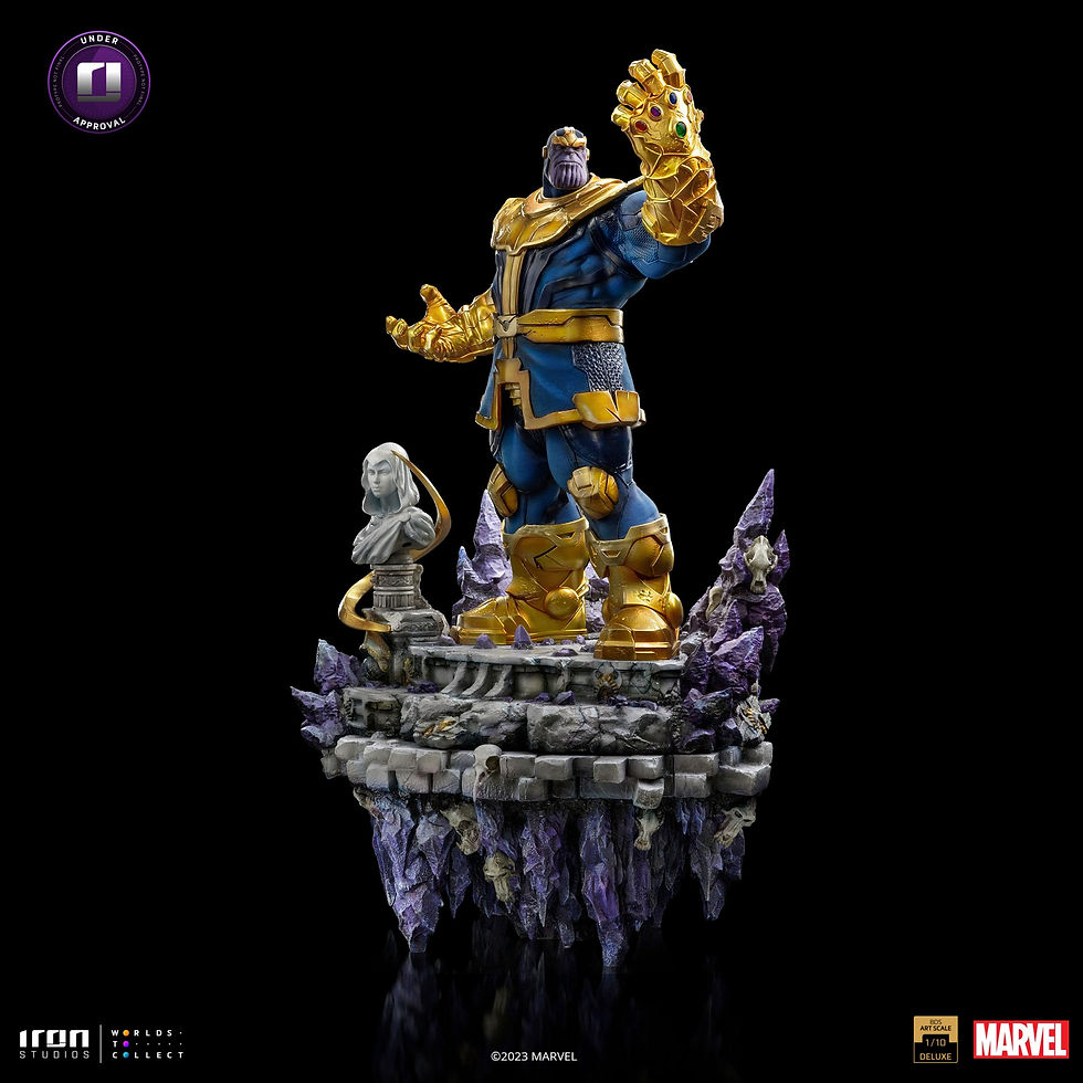Miniatura: Marvel Deluxe BDS Art Scale Statue 1/10 Thanos Infinity Gaunlet Diorama 42 cm
